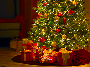 Presents under a Christmas tree (c) http://www.istockphoto.com/nyusziphoto